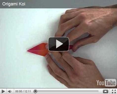 Origami Instructions.com: Origami Koi Video