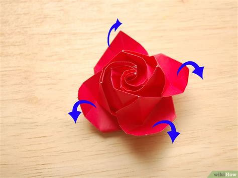 origami rose facile italiano