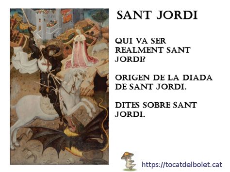 origen de la diada de sant Jordi – Tocat del Bolet