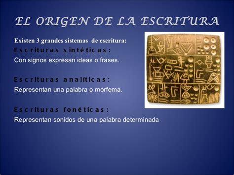 Origen de la escritura