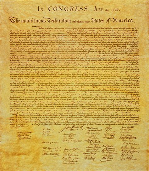 original declaration of independence   American Revolution ...