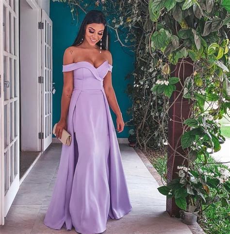 Original vestido lila violeta o purpura para graduacion o de gala ...