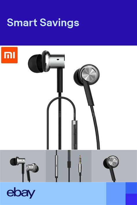 Original Xiaomi Hybrid Dual Drivers Earphones Mi IV In Ear ...
