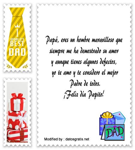 Originales Mensajes Por El Día Del Padre Para La ...