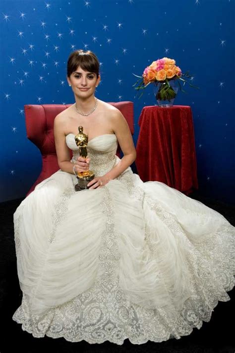 Oscar¨ Winner Penelope Cruz backstage during the live ABC Telecast of ...