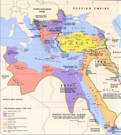 Osmanisches Reich Landkarte