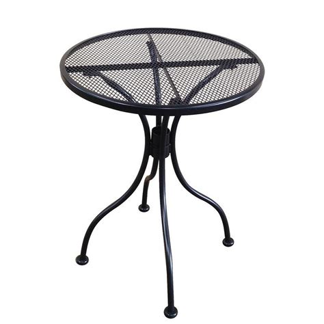 Our Outdoor Wrought Iron Table with 24