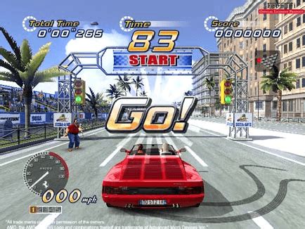 Out Run 2 arcade video game by SEGA Enterprises  2003