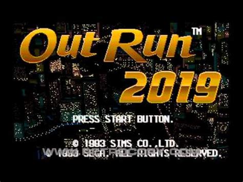 Out Run 2019  Sega Genesis / Mega Drive  Intro   YouTube