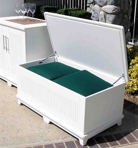 Outdoor Storage Bench Waterproof   Home Furniture Design