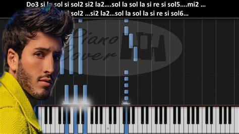 Oye /Synthesia /Tini Ft Sebastian Yatra /Piano NOTAS  ...
