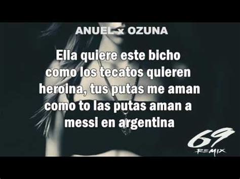 Ozuna   69  Official Remix   Letra  Ft Anuel AA reggaeton ...