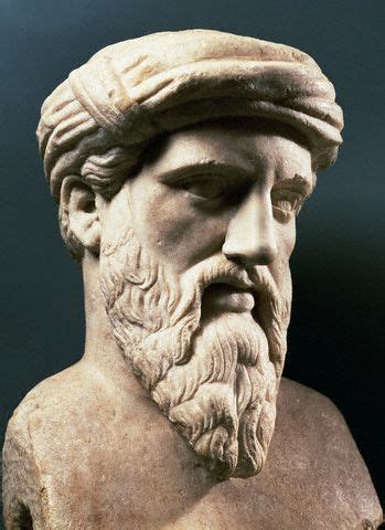 PA LO QUE HEMOS QUEDAO: PITAGORAS DE SAMOS. Filósofo y matemático griego.