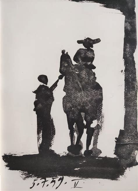 Pablo Picasso  1881 1973    Don Quijote   2 Lithographs   Catawiki
