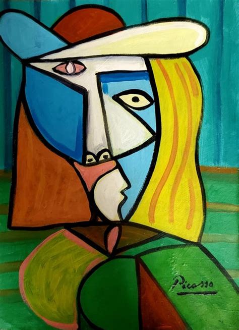 Pablo Picasso Cubism Women Spanish Hand Painted Signed ...