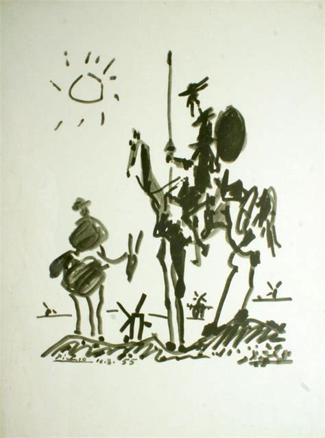 Pablo Picasso   Don Quixote  1955    Imgur