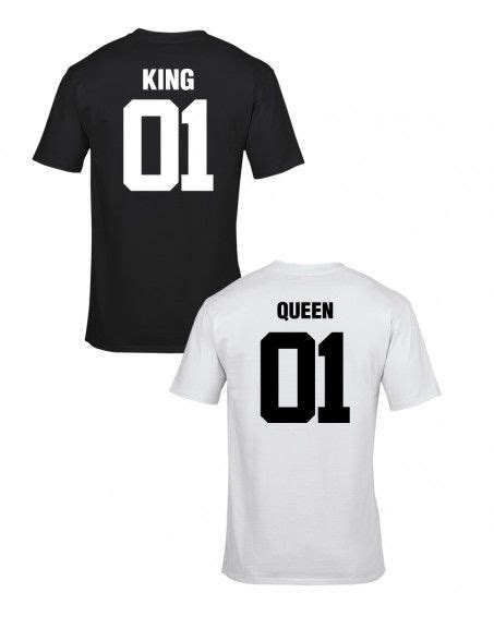 Pack 2 camisetas king & queen personalizadas | Arte ...