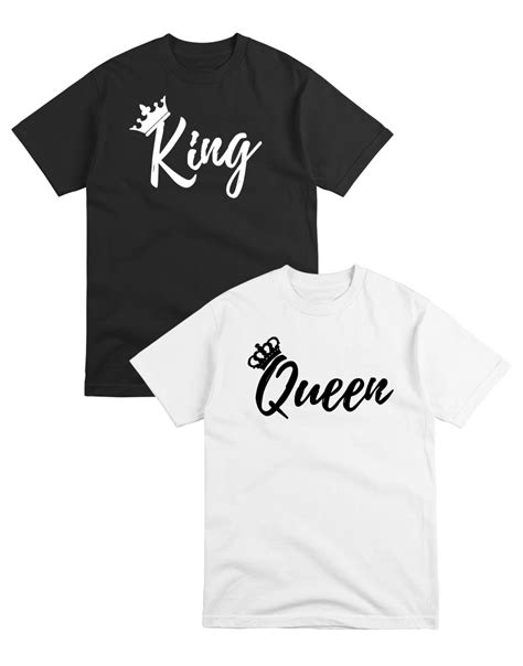 Pack 2 Camisetas Queen & King Corona