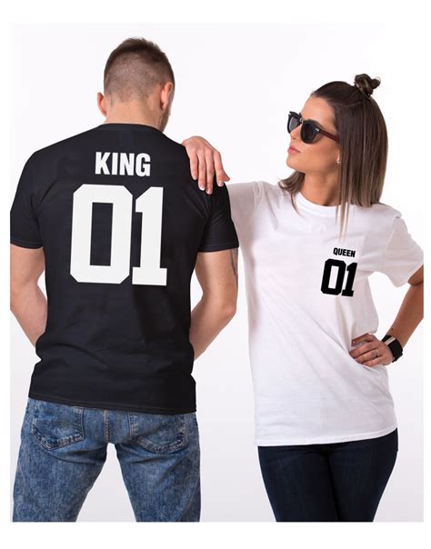 PACK CAMISETAS KING Y QUEEN CHICO Y CHICA