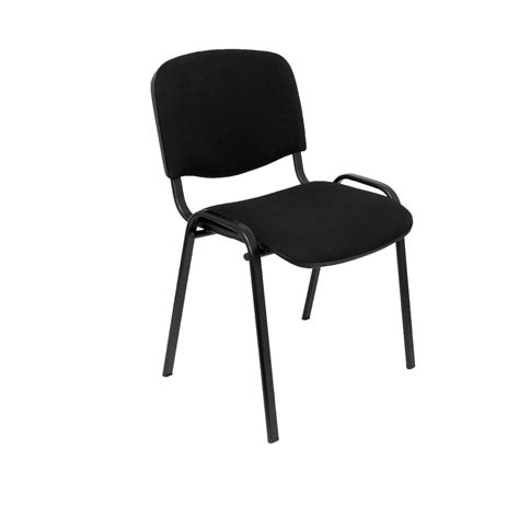 Pack de 4 sillas oficina negro ref: 120 PC   Papeleria Segarra