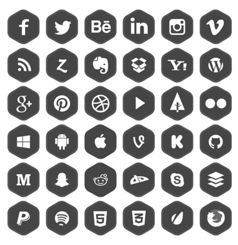 Packs de iconos para redes sociales  descarga gratis ...