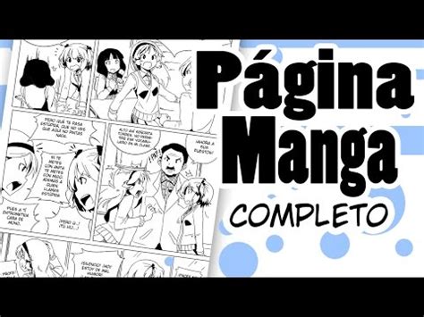 Página de Manga con photoshop | Cómo dibujar Manga   YouTube