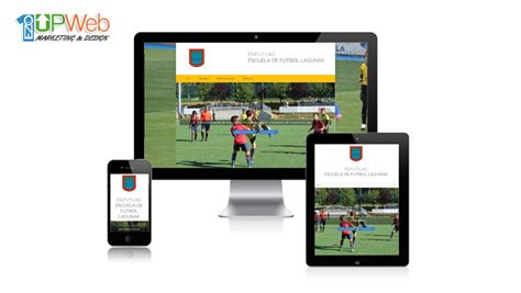Página web Futbol Lagunak   Diseño de paginas web
