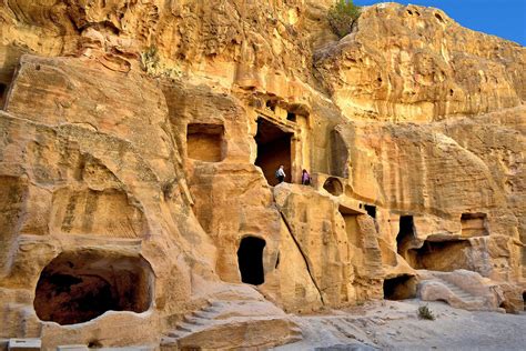 Painted Biclinium at Little Petra in Jordan   Encircle Photos