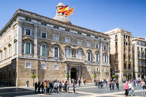 Palace Palau De La Generalitat De Catalunya, Barcelona Editorial Image ...