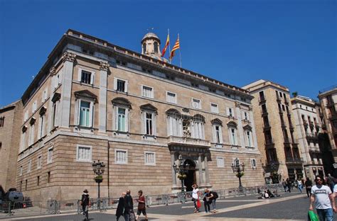 Palau De La Generalitat, Barcelona Editorial Image Image of catalonia ...