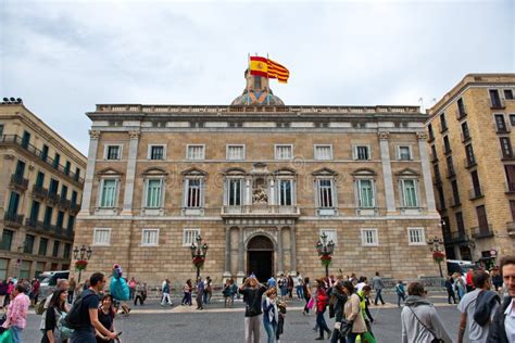 Palau De La Generalitat De Catalunya En Barcelona Foto editorial ...