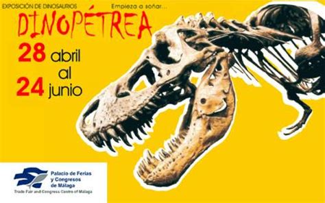 paleoarte: Exposición de dinosaurios Dinopetrea en Málaga.