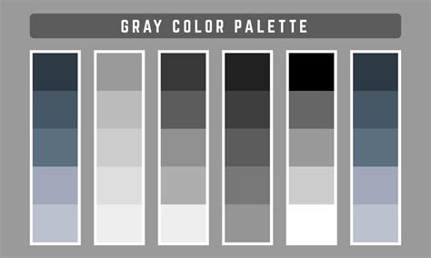 paleta de colores de vector gris 2209437 Vector en Vecteezy