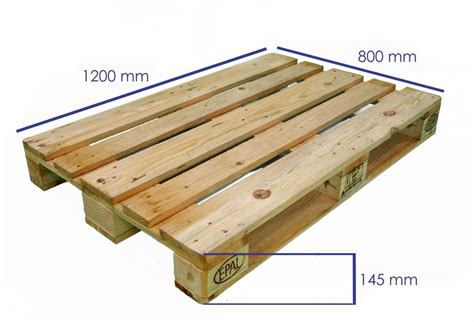 Pallets of various measures in Eucalyptus grandis hardwood ...