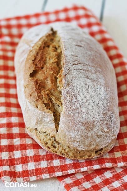 Pan de espelta y centeno enriquezido con harina de garbanzos