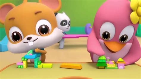 Panda cartoon// Kiki & Miu Miu are baby sitters// best teaching cartoon ...