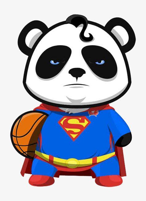 Panda Cartoon Superman en 2020 | Caricaturas, Manualidades para niños