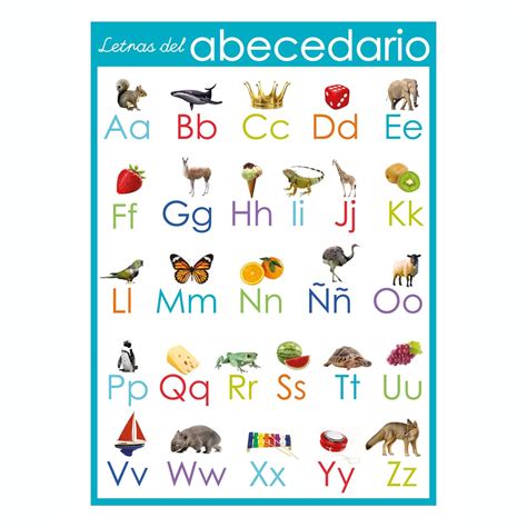 PANEL LETRAS DEL ABECEDARIO | Masterwise