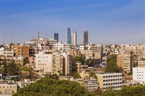 Panorama Capital Del ` S De Amman, Jordania Imagen ...