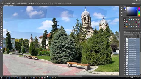 Panorama Stacking Photoshop tutorial   YouTube