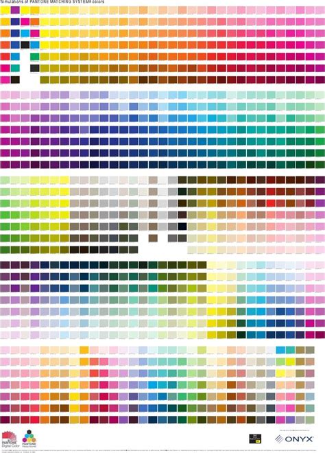 PANTONE_Uncoated | Yellow | Magenta | Color mixing chart ...