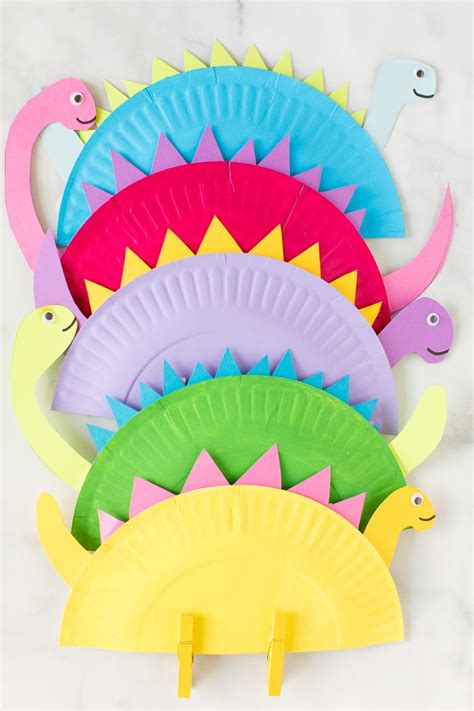 Paper Plate Dinosaur Craft   Made To Be A Momma