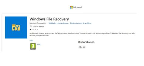 Para recuperar documentos borrados en Windows, nueva ...