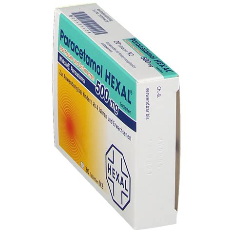 Paracetamol 500 mg HEXAL Tabletten – Würmtal Apotheke Online