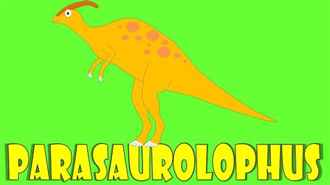 Parasaurolophus for kids   Dinosaurs for Kids   YouTube