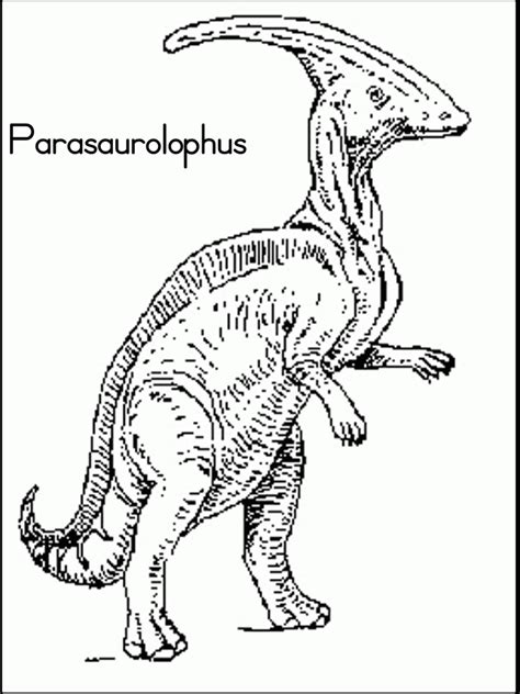 Parasaurolophus HD | DibujosWiki.com