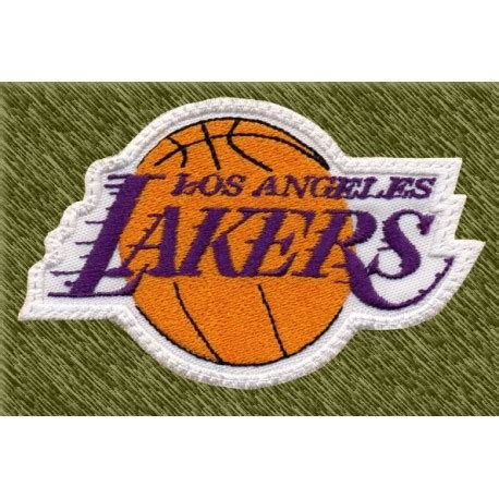 Parche bordado NBA, los angeles lakers