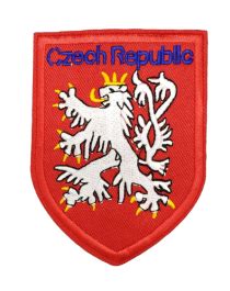 Parche Termoadhesivo Escudo Leon República Checa Rojo 9x6,5cm. Comprar ...