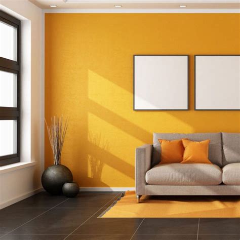 Pared amarilla | Decoracion de interiores pintura, Colores de casas ...