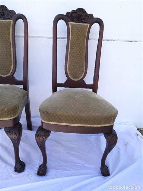 pareja de antiguas sillas isabelinas   Comprar Sillas ...